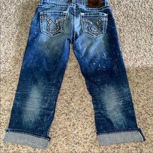 BIG Star LIV capris destroyed denim